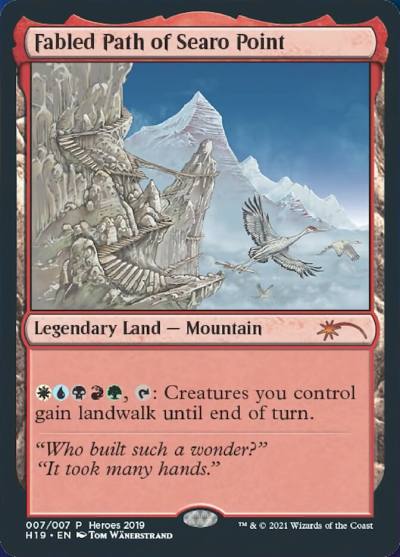 Fabled Path of Searo Point PH19-7 2019 Heroes of the Realm Magic card