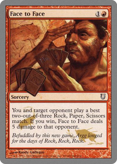 Face to Face UNH-76 Unhinged Magic card