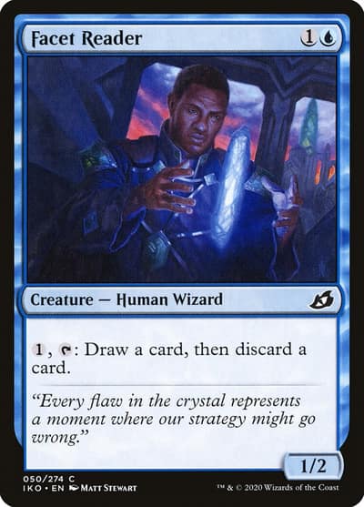 Facet Reader 50 Ikoria: Lair of Behemoths Magic card