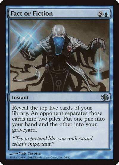 Fact or Fiction DD2-26 Duel Decks: Jace vs. Chandra Magic card
