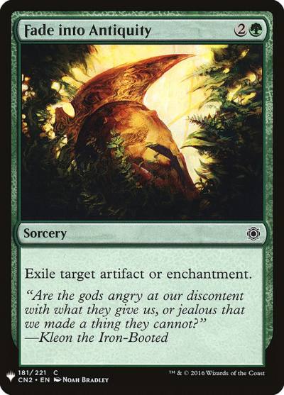 Fade into Antiquity PLST-CN2-181 The List Magic card