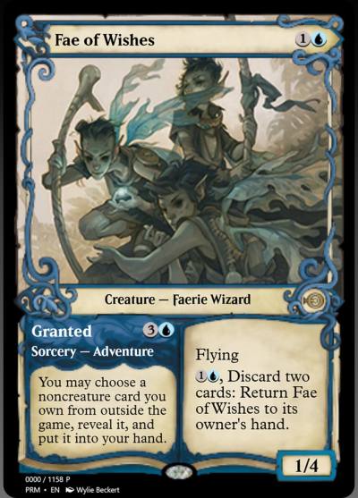 Fae of Wishes // Granted PRM-78734 Magic Online Promos Magic card