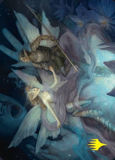 Faebloom Trick // Faebloom Trick AFDN-6 Foundations Art Series Magic card