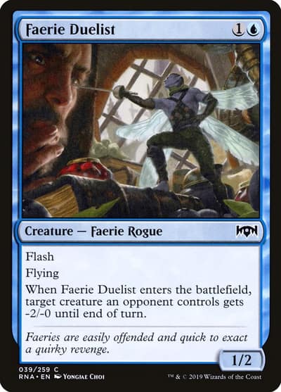 Faerie Duelist 39 Ravnica Allegiance Magic card