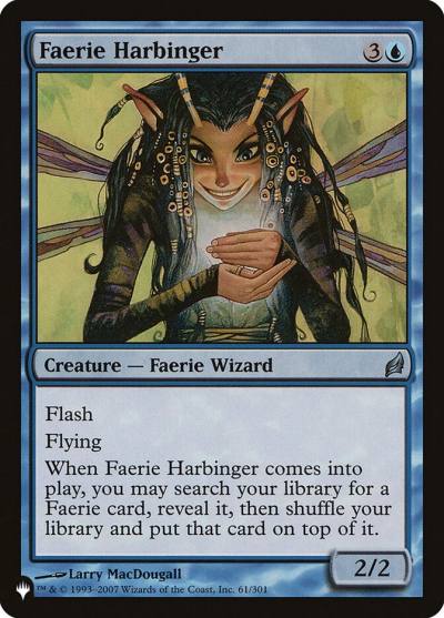 Faerie Harbinger PLST-LRW-61 The List Magic card