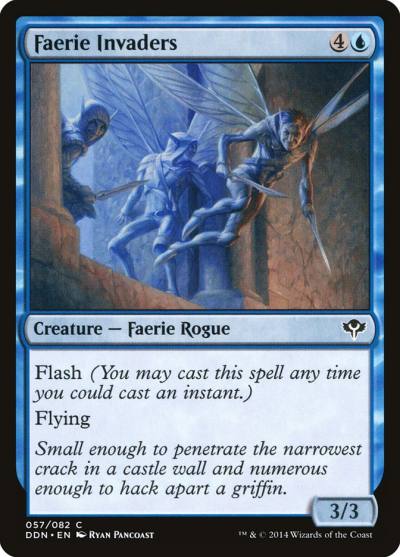 Faerie Invaders DDN-57 Duel Decks: Speed vs. Cunning Magic card