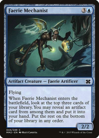Faerie Mechanist MM2-44 Modern Masters 2015 Magic card