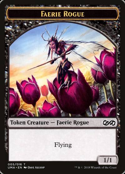 Faerie Rogue TUMA-5 Ultimate Masters Tokens Magic card