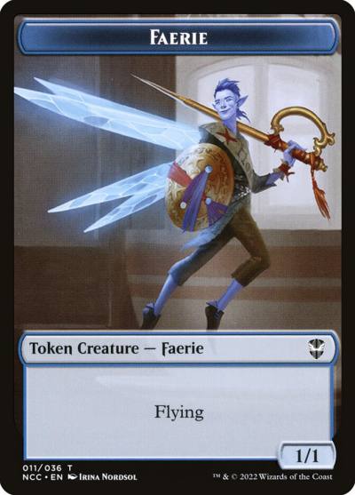 Faerie TNCC-11 New Capenna Commander Tokens Magic card