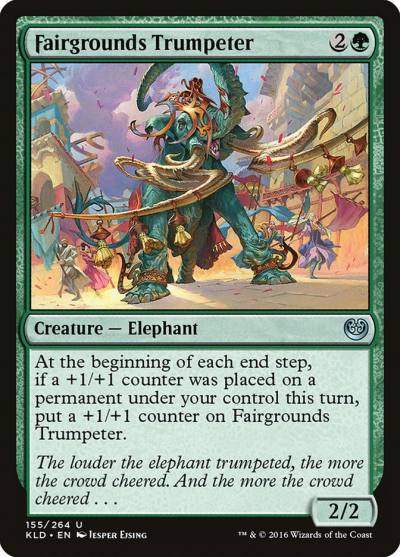 Fairgrounds Trumpeter KLD-155 Kaladesh Magic card