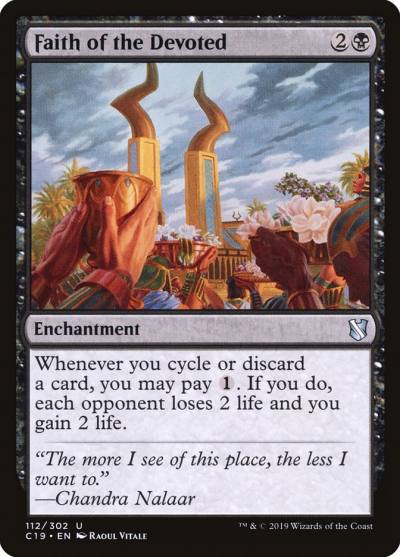 Faith of the Devoted C19-112 Commander 2019 Magic card