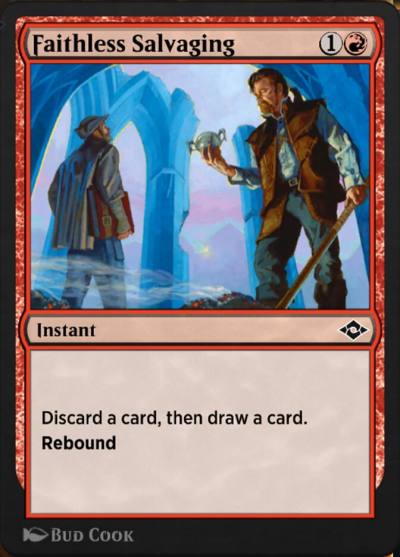 Faithless Salvaging J21-439 Jumpstart: Historic Horizons Magic card