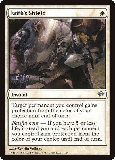Faith's Shield DKA-7 Dark Ascension Magic card