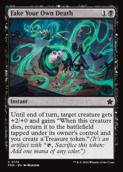 Fake Your Own Death FDN-174 Foundations Magic card