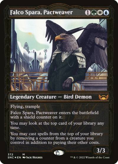Falco Spara, Pactweaver SNC-372 Streets of New Capenna Magic card