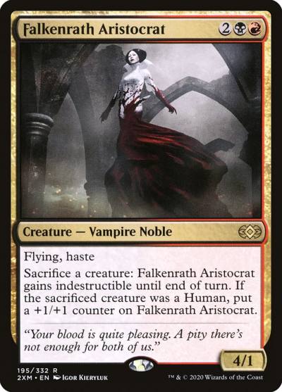 Falkenrath Aristocrat 2XM-195 Double Masters Magic card