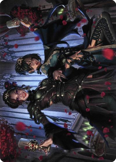 Falkenrath Celebrants // Falkenrath Celebrants AVOW-73 Crimson Vow Art Series Magic card