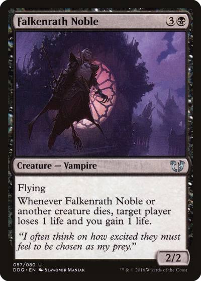Falkenrath Noble DDQ-57 Duel Decks: Blessed vs. Cursed Magic card