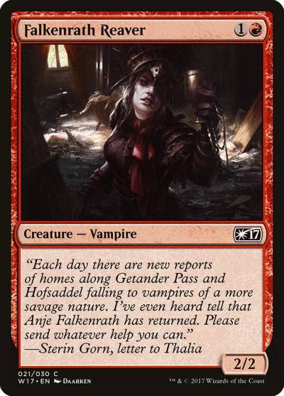 Falkenrath Reaver W17-21 Welcome Deck 2017 Magic card