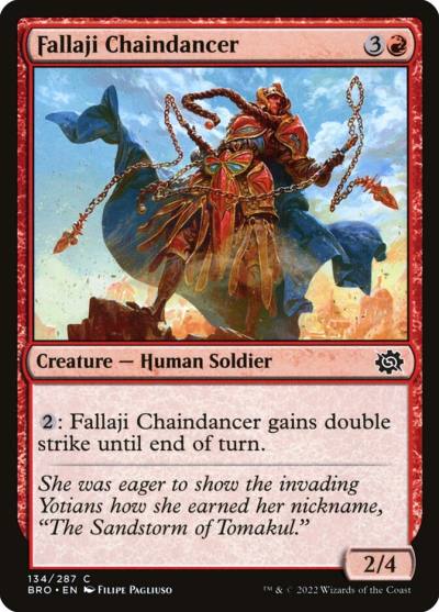 Fallaji Chaindancer 134 The Brothers' War Magic card