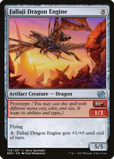 Fallaji Dragon Engine 159 The Brothers' War Magic card