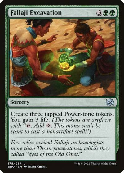 Fallaji Excavation BRO-178 The Brothers' War Magic card