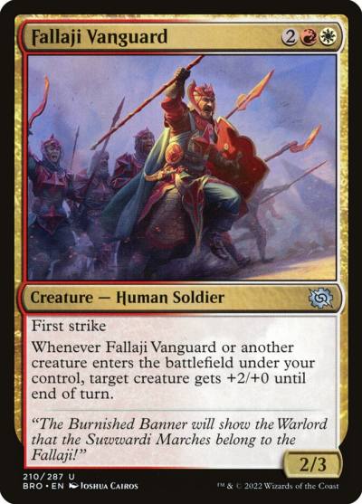 Fallaji Vanguard BRO-210 The Brothers' War Magic card