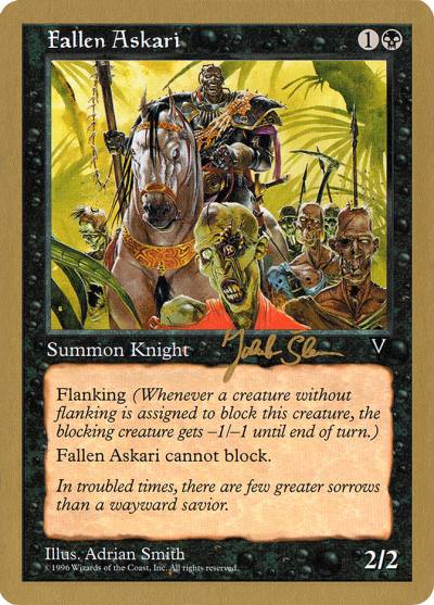 Fallen Askari WC97-JS59 World Championship Decks 1997 Magic card