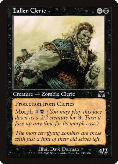 Fallen Cleric ONS-145 Onslaught Magic card