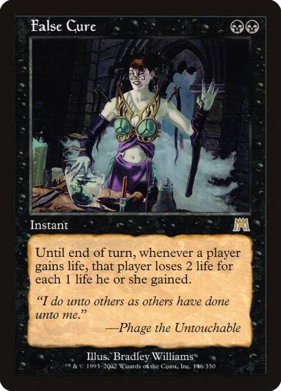False Cure ONS-146 Onslaught Magic card