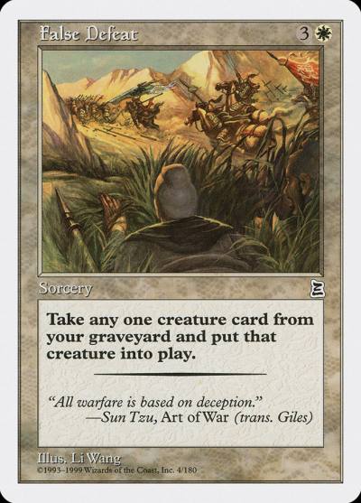 False Defeat PTK-4 Portal Three Kingdoms Magic card