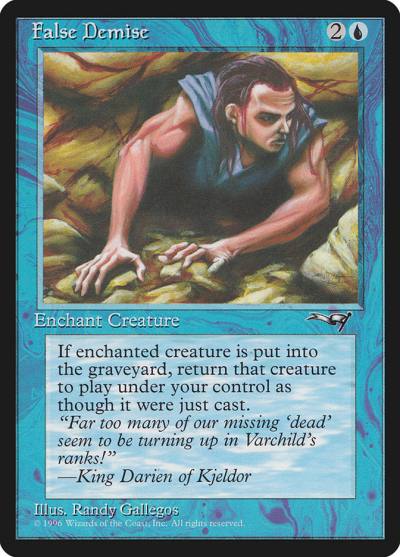False Demise ALL-27A Alliances Magic card