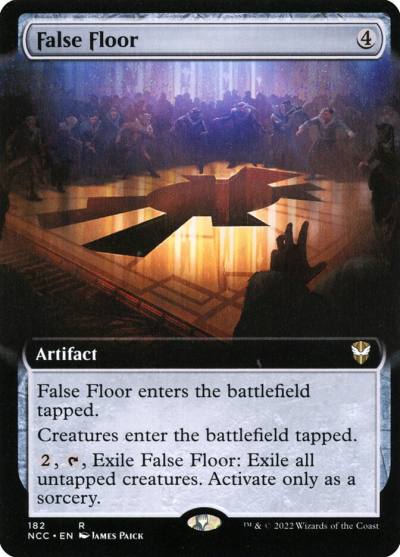 False Floor NCC-182 New Capenna Commander Magic card