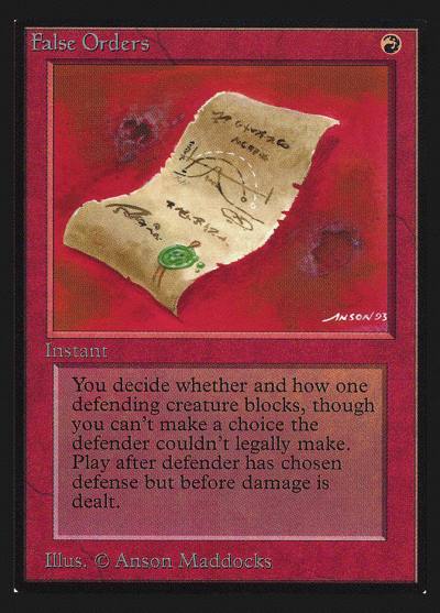 False Orders CED-148 Collectors' Edition Magic card