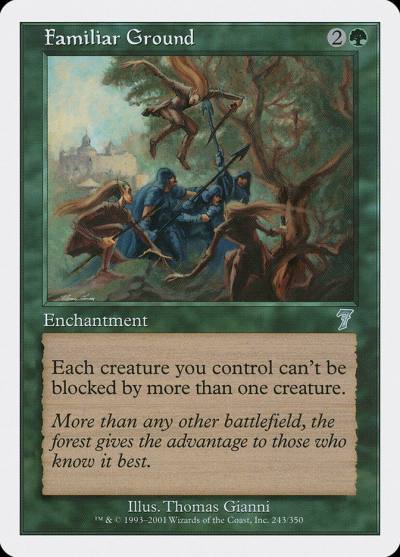 Familiar Ground 7ED-243 Seventh Edition Magic card