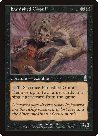 Famished Ghoul 135 Odyssey Magic card
