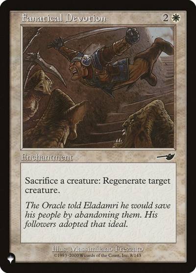 Fanatical Devotion PLST-NEM-8 The List Magic card