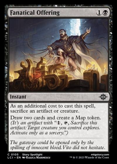 Fanatical Offering LCI-105 The Lost Caverns of Ixalan Magic card