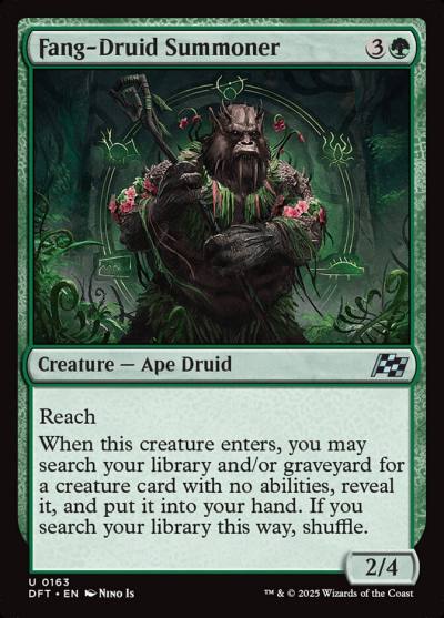 Fang-Druid Summoner 163 Aetherdrift Magic card