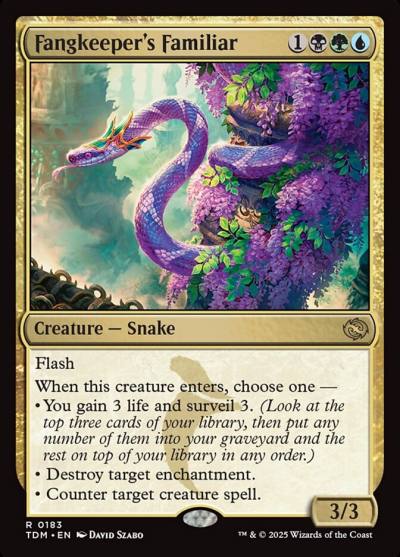 Fangkeeper's Familiar TDM-183 Tarkir: Dragonstorm Magic card
