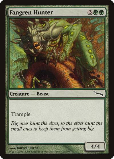 Fangren Hunter 119 Mirrodin Magic card