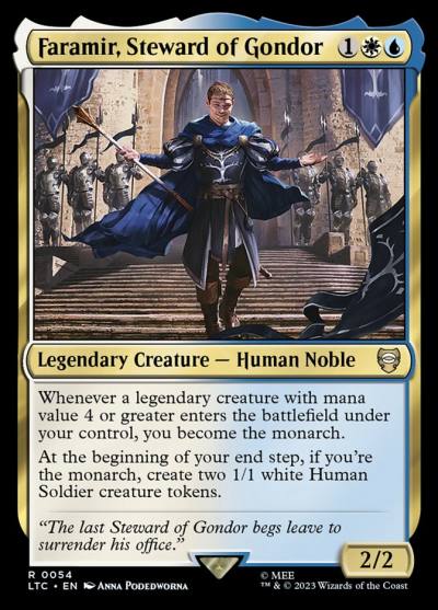 Faramir, Steward of Gondor LTC-54 Tales of Middle-earth Commander Magic card