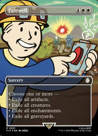 Farewell PIP-881 Fallout Magic card