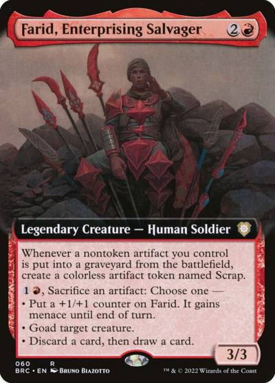 Farid, Enterprising Salvager BRC-60 The Brothers' War Commander Magic card