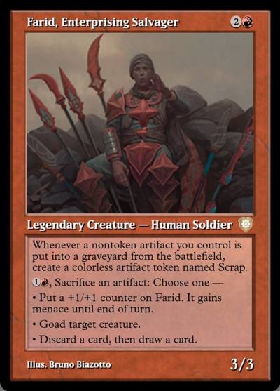 Farid, Enterprising Salvager PRM-105730 Magic Online Promos Magic card