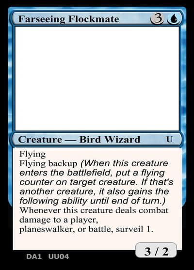 Farseeing Flockmate UU04 Unknown Event Magic card