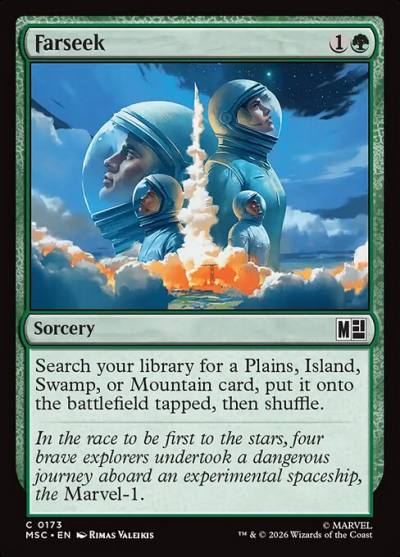 Farseek MSC-173 Marvel Super Heroes Commander Magic card