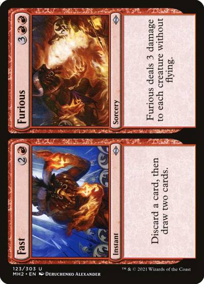 Fast // Furious MH2-123 Modern Horizons 2 Magic card