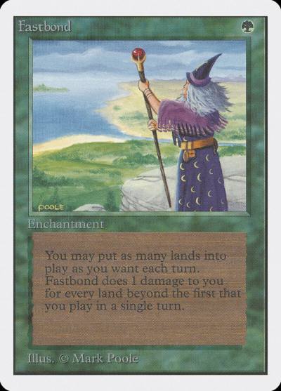 Fastbond 2ED-193 Unlimited Edition Magic card