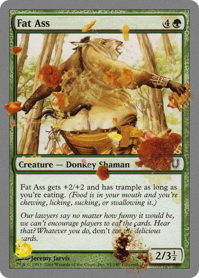 Fat Ass UNH-95 Unhinged Magic card